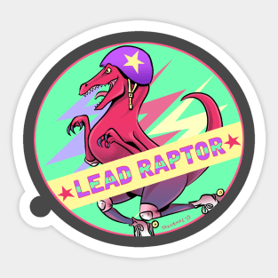 Lead Raptor Sticker